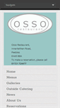 Mobile Screenshot of ossorestaurant.com